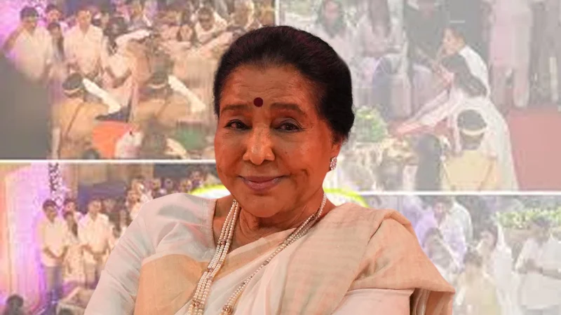 রাষ্ট্রীয় মর্যাদায় আশা ভোঁসলেকে শ্রদ্ধা, কে কে এলেন বাসভবনে